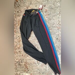 ‼️RARE‼️🎸AVIATOR NATION🎸🔥 NWT🔥 5 Stripe Sweatpants